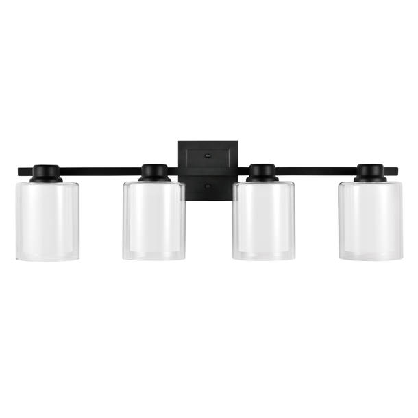 Wade Logan® Arisbeth 4 Light Dimmable LED Vanity Light Wayfair